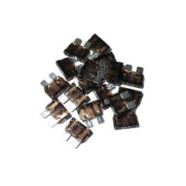 100 FUSIBLES MARRON CLAIR LAMELLAIRES ENFICHABLES 7,5A